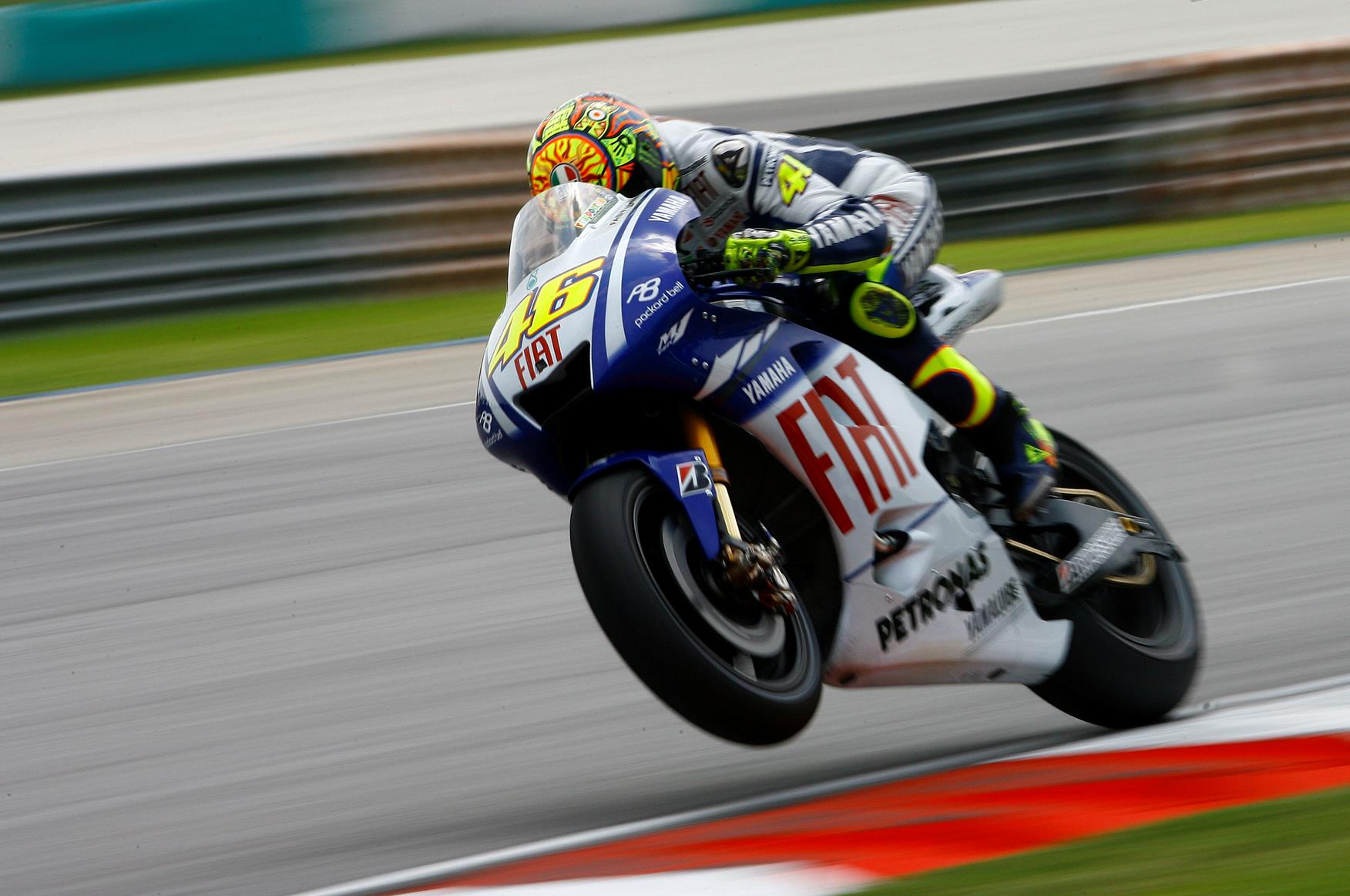 Sepang Motogp Valentino Rossi Content With Fourth