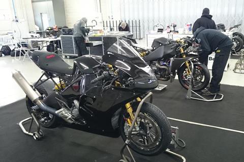 Hero EBR rider Canepa tests again