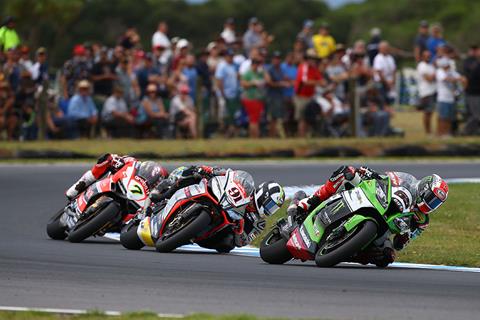 Australian WSB: Haslam pips Rea for dramatic race win
