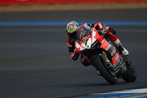Aragon WSB: Ducati duo lead first session