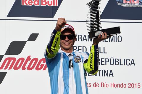 Rossi takes stunning win after clash with Marquez