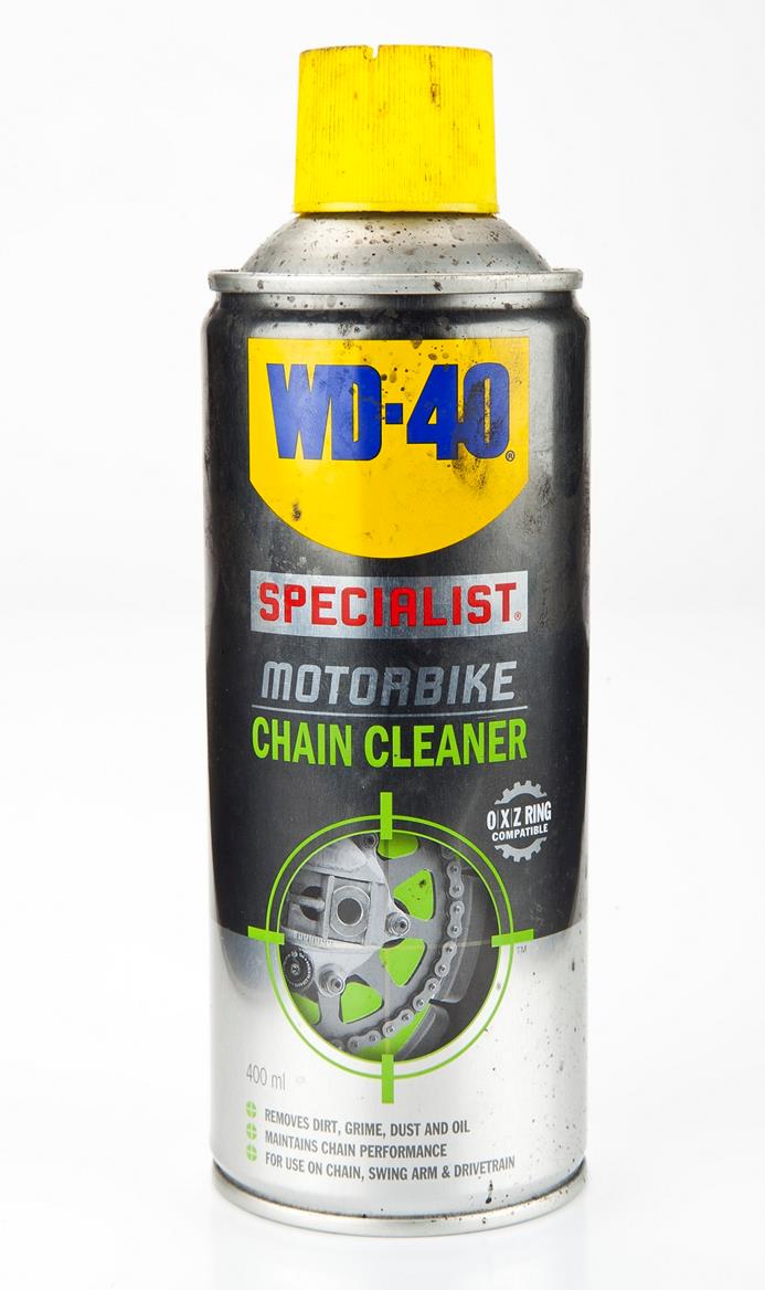using wd40 to clean bike chain