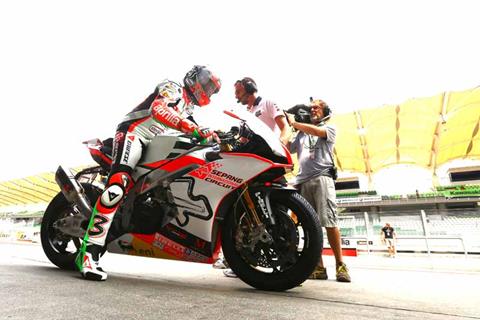 Biaggi leads Friday dry session