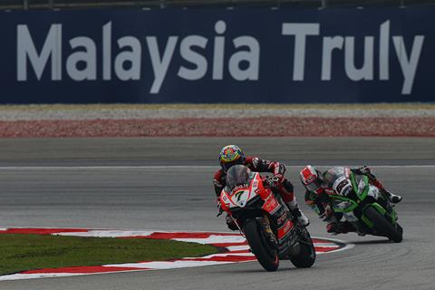 Davies keeps title fight alive with race two win