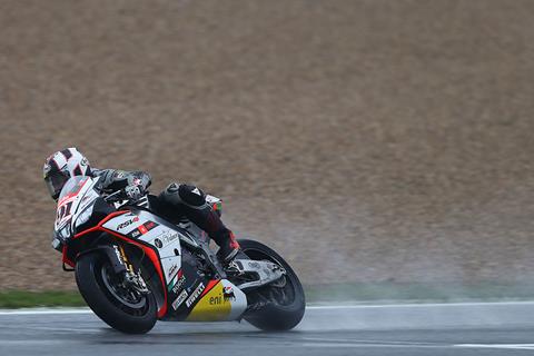 Haslam takes wet Superpole win