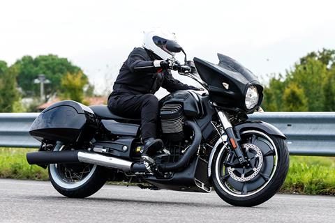 Moto Guzzi 1400 bagger spied