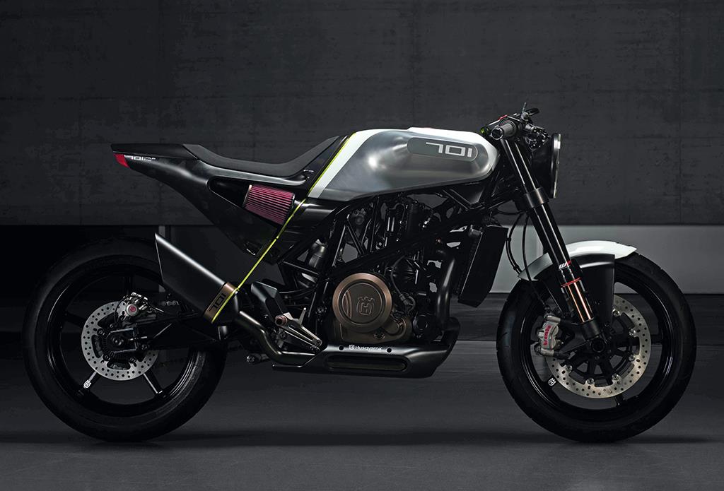 MILAN SHOW Husqvarna show 701 Vitpilen concept roadster MCN