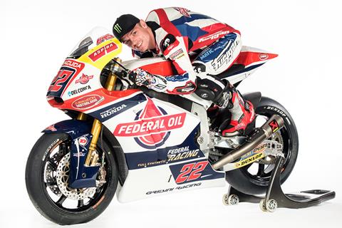 Lowes reveals Federal Oil Gresini Moto2 machine