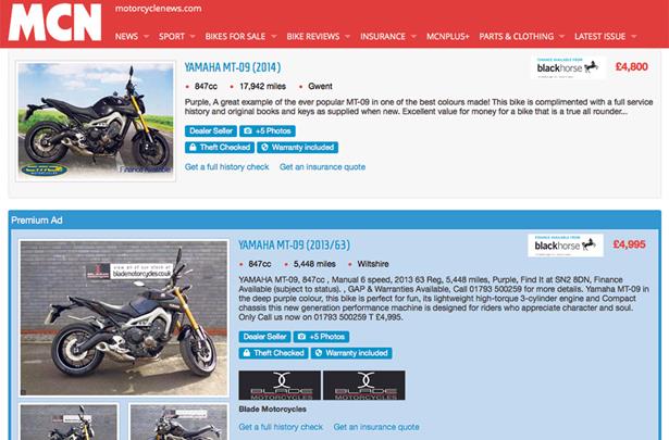 bikes for sale on finance