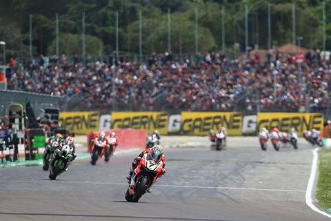 Davies doubles again with Rea and Sykes behind