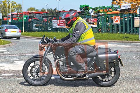 New Triumph Street Cup spied