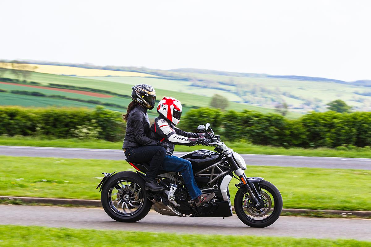 ducati diavel pillion