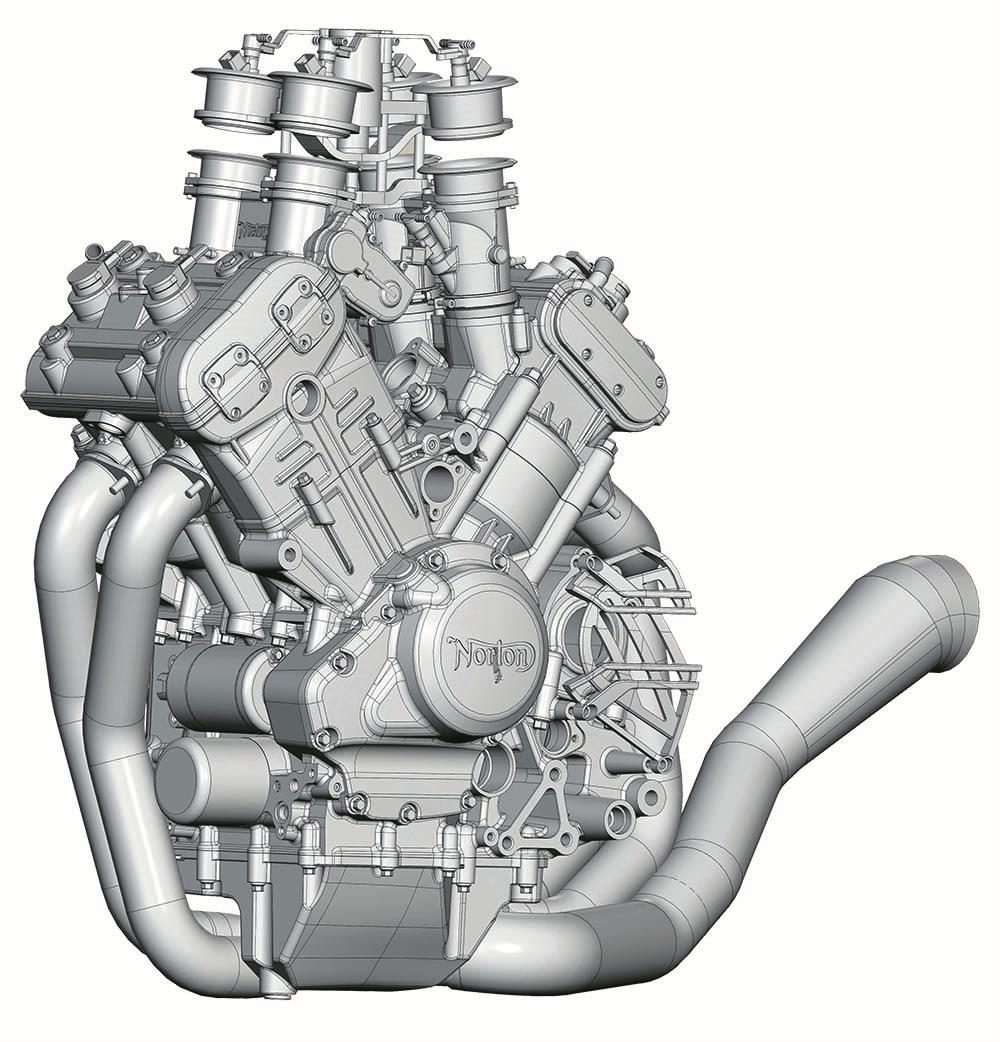 Video Mcns Exclusive On The New 200bhp Norton V4 Mcn 