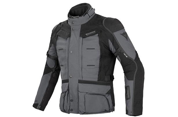 JKT-007 6 Packs Design Most Popular Waterproof Motorbike Motorcycle Jacket in Cordura Fabric and CE Approved Armour Black & Grey, Large 