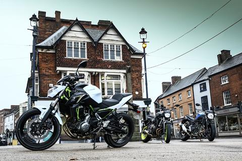 Moving on up: Kawasaki Z650 vs Yamaha MT-07 vs Suzuki SV650