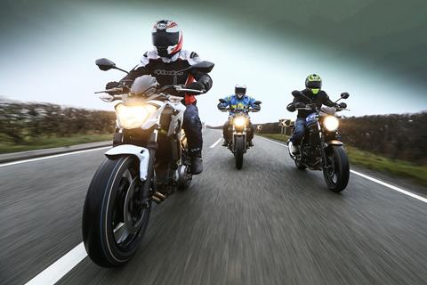 Gallery: Kawasaki Z650 vs Yamaha MT-07 vs Suzuki SV650