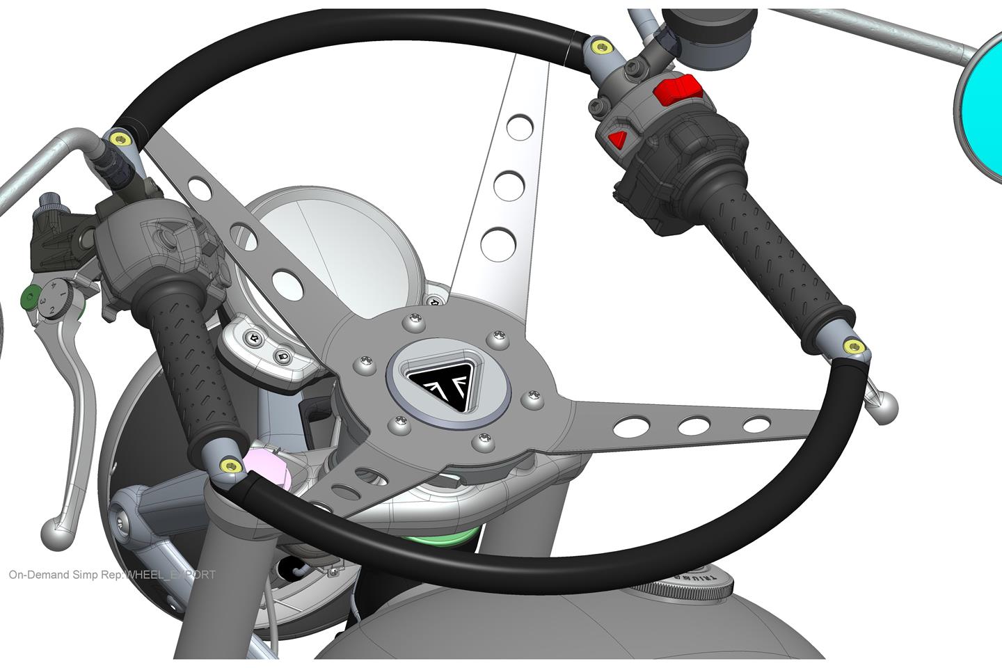 Triumph announce motorcycle steering wheel MCN