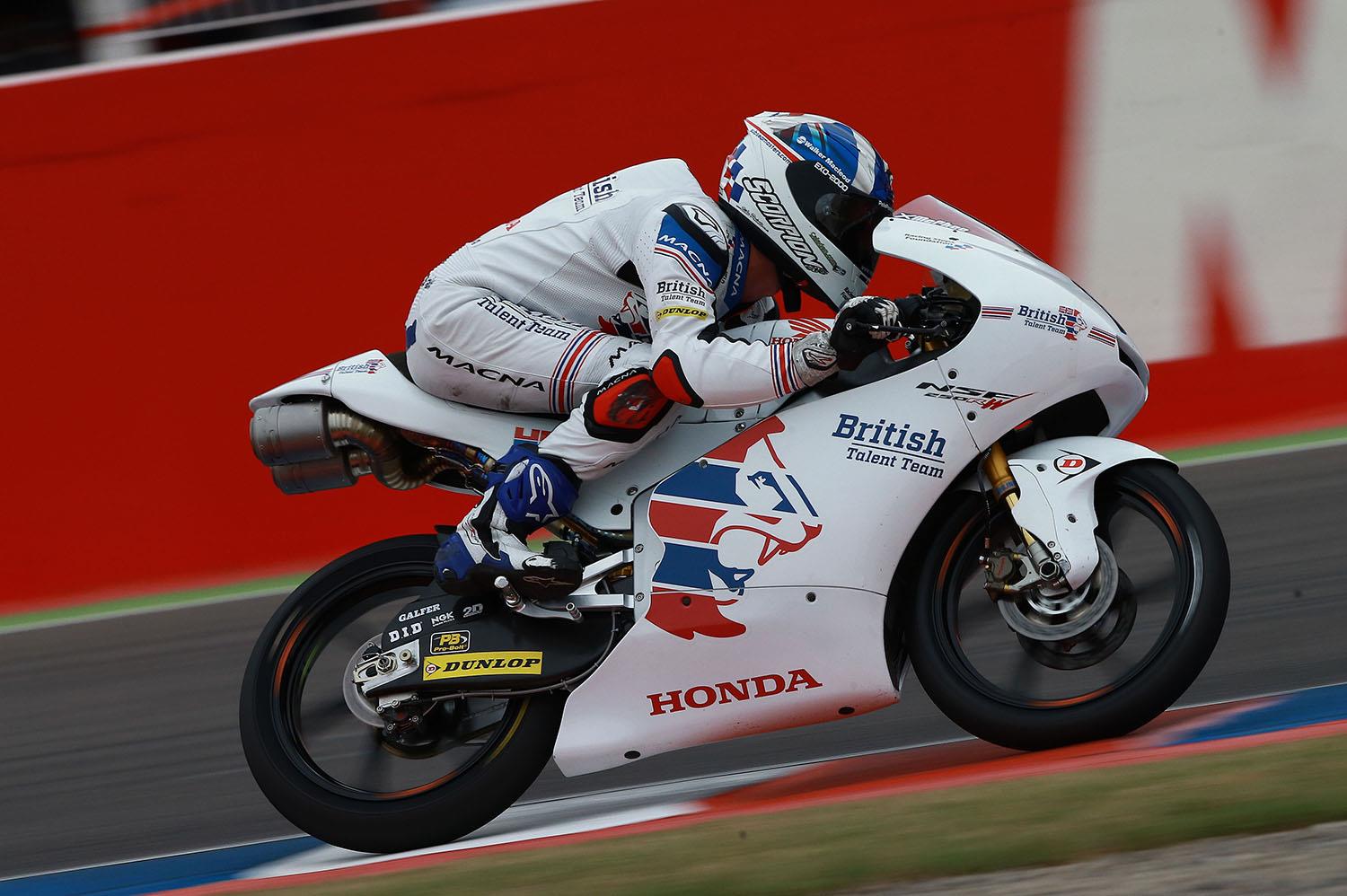 Moto3 Perfect timing from McPhee delivers pole position MCN
