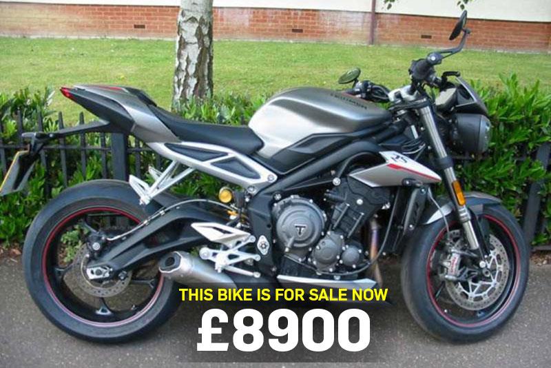 triumph street triple rs for sale
