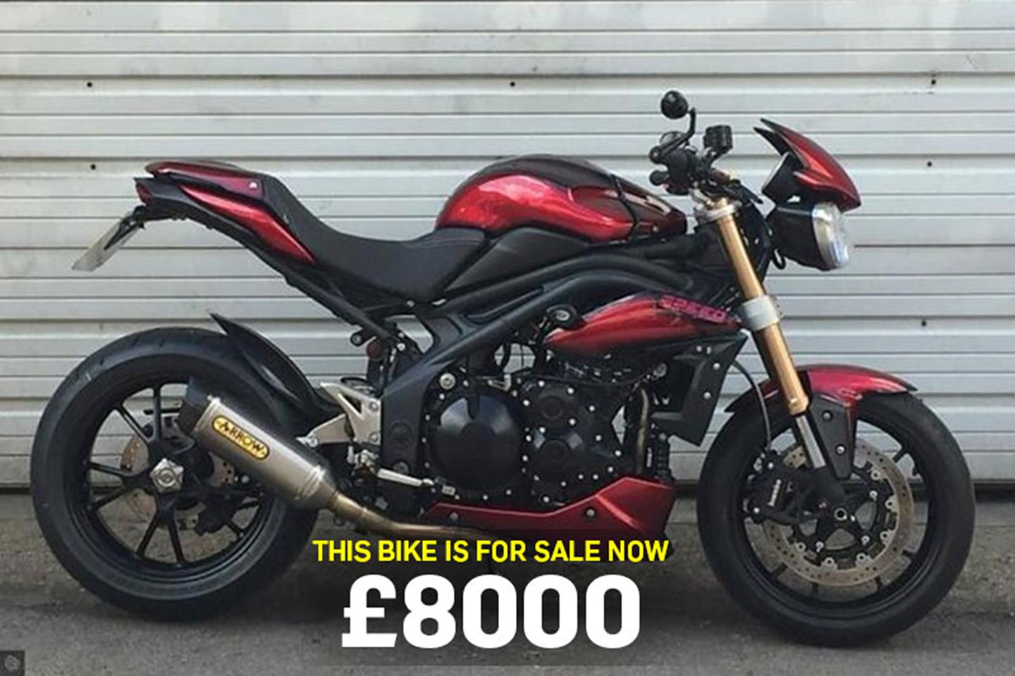 triumph speed triple 1050 for sale