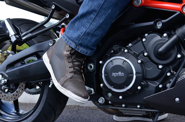trainer style motorcycle boots