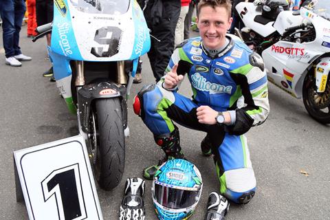Classic TT: Harrison beats record breaking Anstey to Superbike win