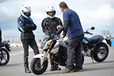 New rider: Book a free motorcycle taster session
