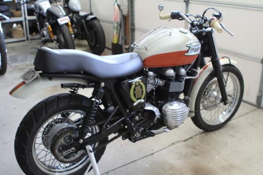 Image result for Brad Pitt's Triumph Bonneville To Be Auctioned