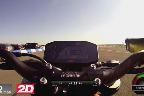 Video: KTM 790 Duke top speed run
