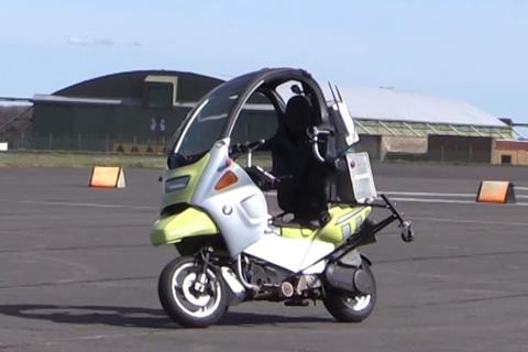 Riderless motorbike helps to improve driverless cars