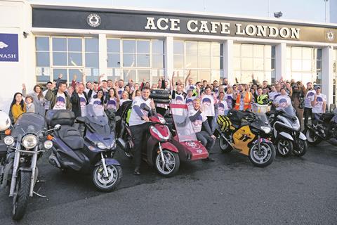 Video: R5K members lap the world on a shed-built scooter sidecar