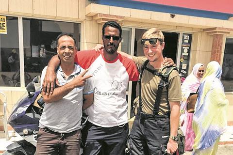R5K member Cameron is travelling the world on a £1500 bike