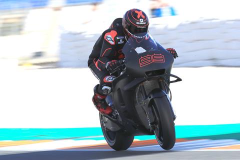 Gallery: MotoGP riders in new colours at Valencia test