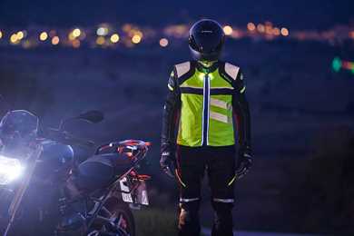 Held clothing release LED jacket lighting system