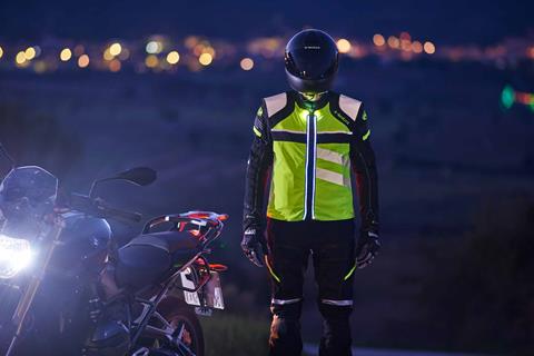 Held clothing release LED jacket lighting system