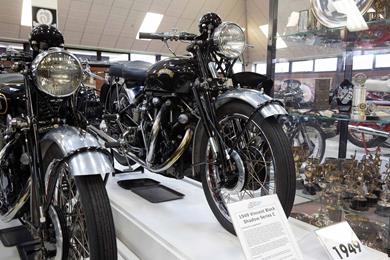 Ride a priceless classic bike with the National Motorcycle Museum