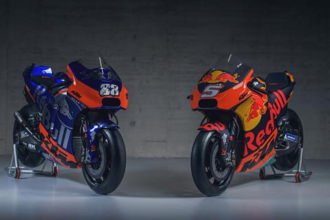 MotoGP: Red Bull KTM unveil liveries for factory team and Tech 3