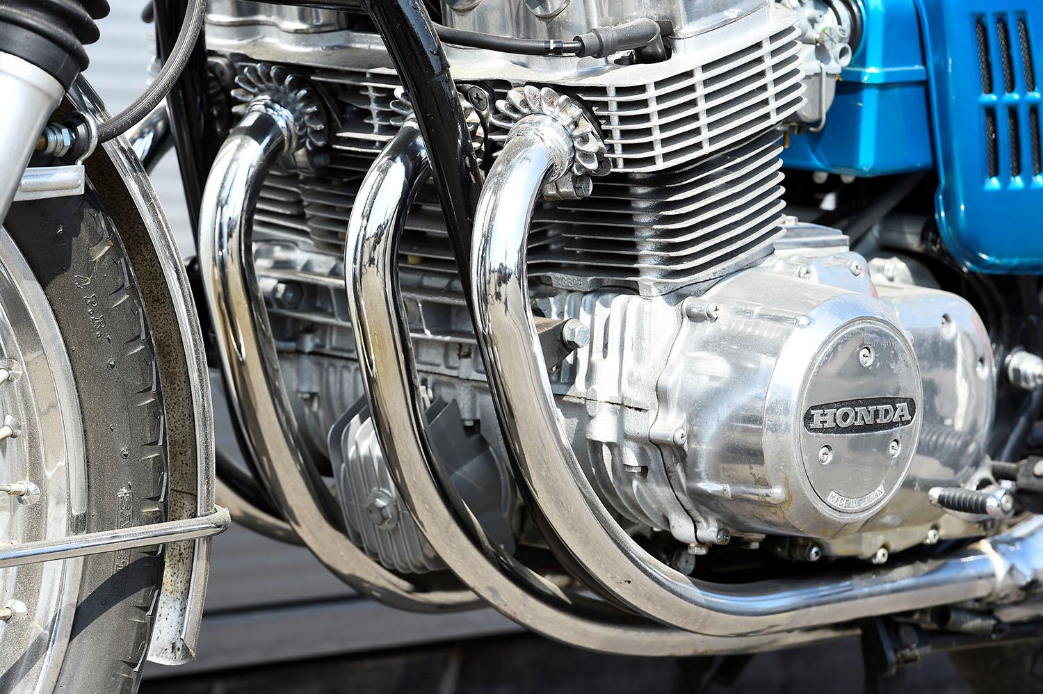 honda cb550 4 into 2 exhaust