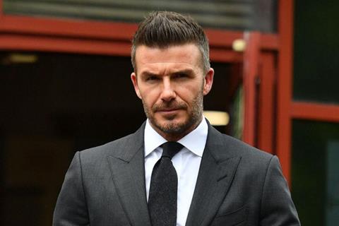 David Beckham gets driving ban