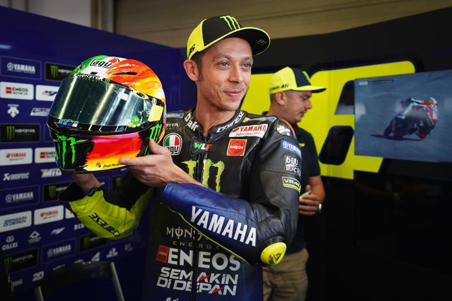 MotoGP: Rossi unveils tricolore helmet for Mugello | MCN