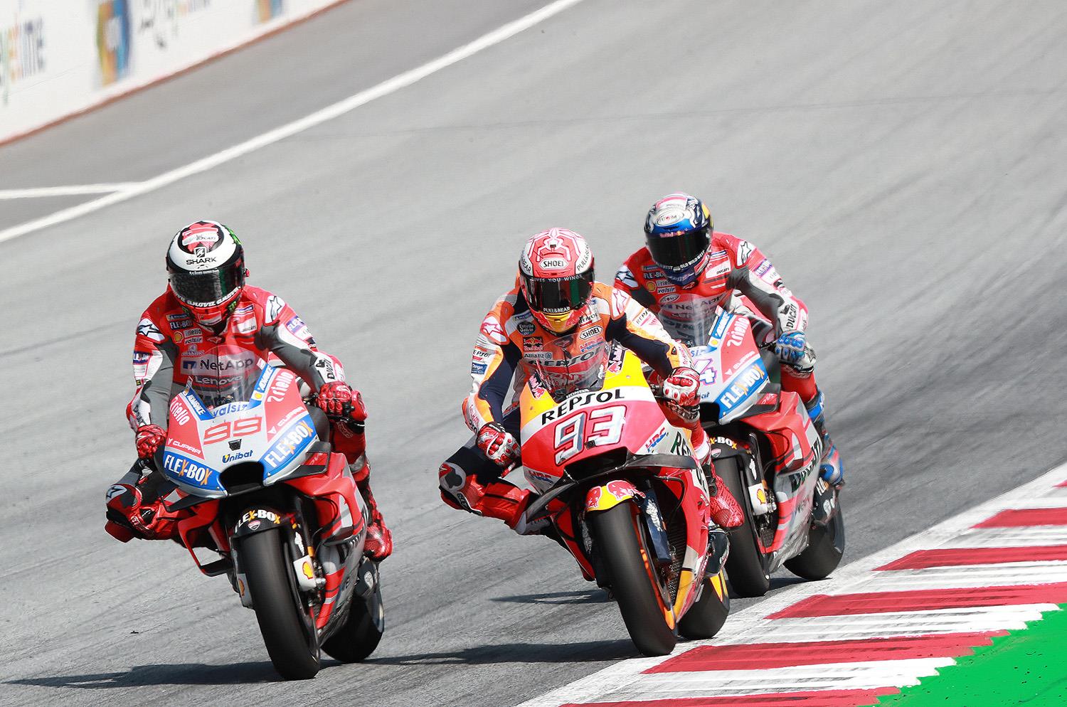 Dovi duffs up Marquez at last turn to win Austrian GP | MCN