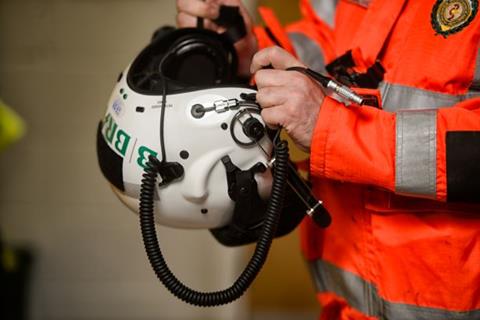 GoFundMe page launched after air ambulance flight helmet stolen