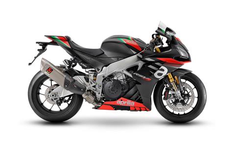 The 2020 Aprilia RSV4 1100 Factory gets electronic Öhlins; £900 premium over 2019 model