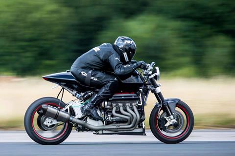 Eisenberg V8: 480bhp twin 'Busa-engined beast