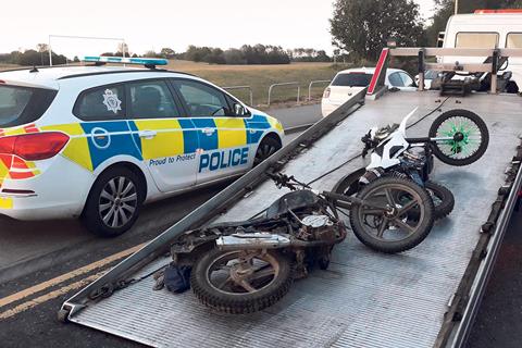 Bike criminals busted by police crackdown
