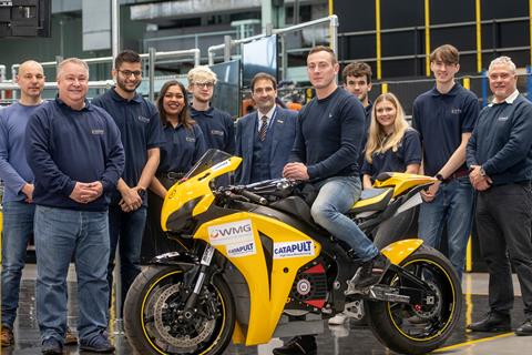University of Warwick develop electric superbike based on a Fireblade