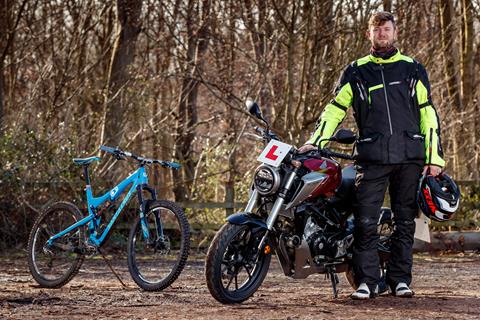 Learning to ride: from MTB to motorbike
