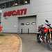 Streetfighter at Ducati UK for service