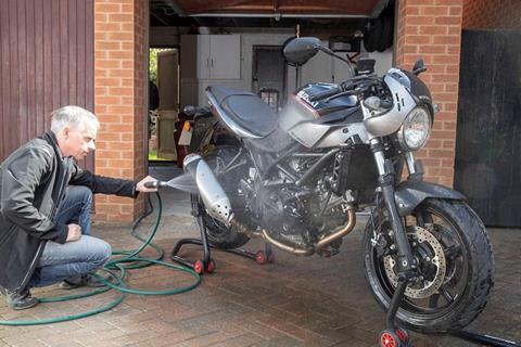 Things to do during Coronavirus isolation: give your motorbike a proper clean