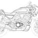 Harley-Davidson café racer patent drawing right